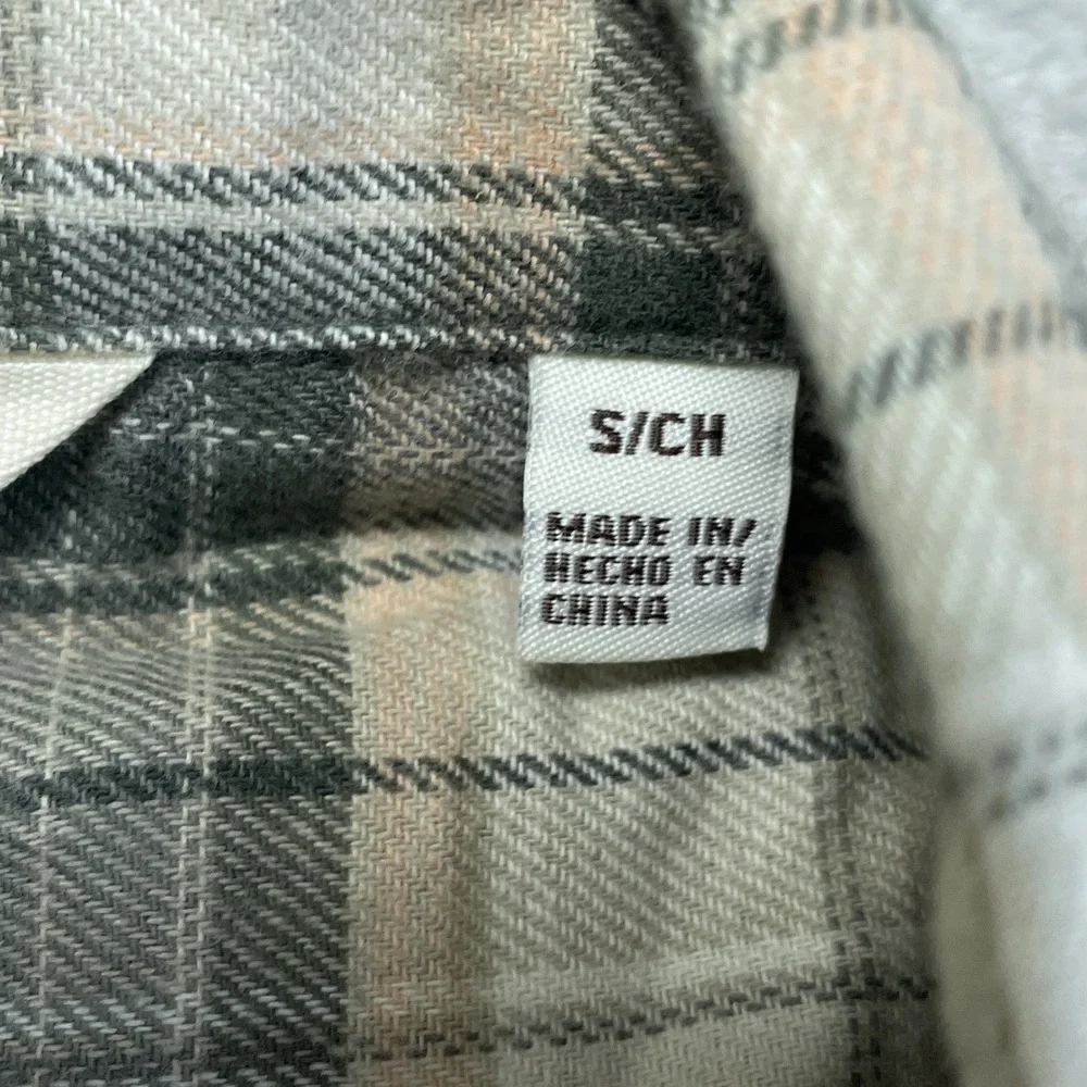 Weatherproof Women's S Plaid Blouse Green a2207 - Picture 4 of 9